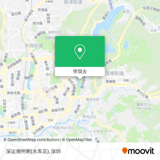 深运潮州粥(水库店)地图
