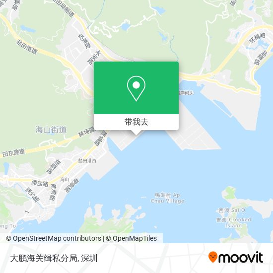 大鹏海关缉私分局地图
