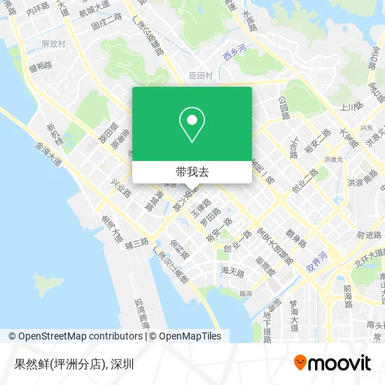 果然鲜(坪洲分店)地图