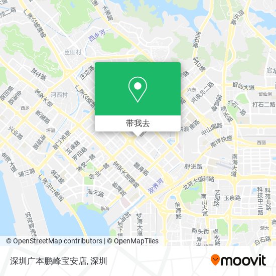 深圳广本鹏峰宝安店地图