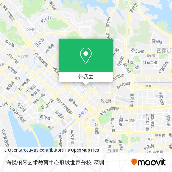 海悦钢琴艺术教育中心冠城世家分校地图