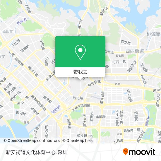 新安街道文化体育中心地图