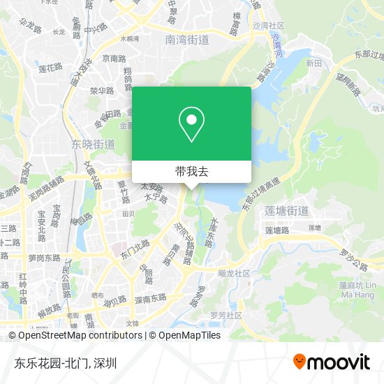东乐花园-北门地图