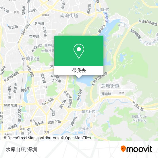 水库山庄地图