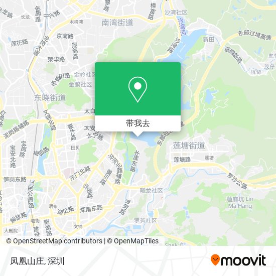 凤凰山庄地图