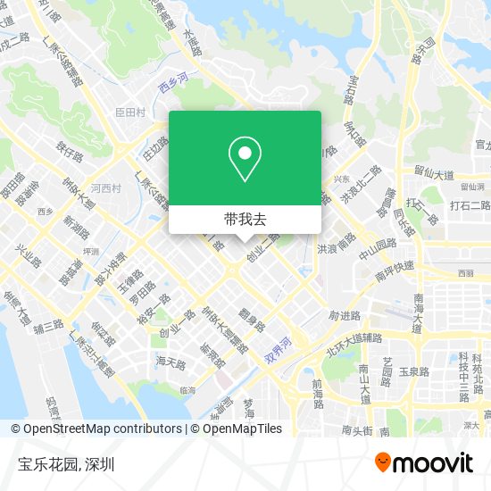 宝乐花园地图