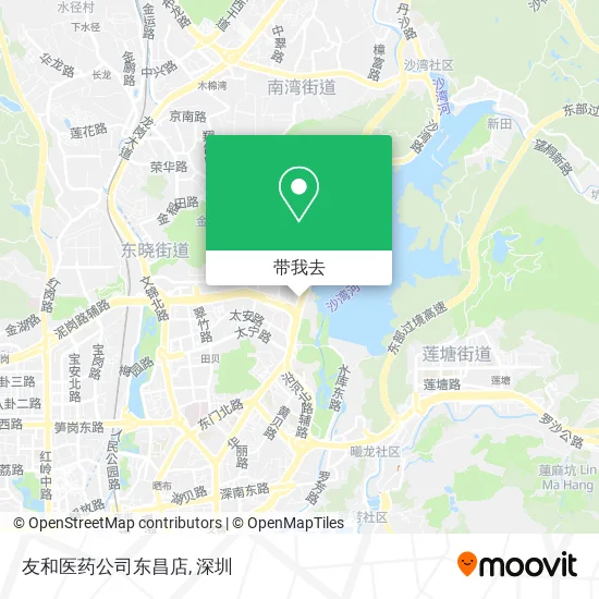 友和医药公司东昌店地图