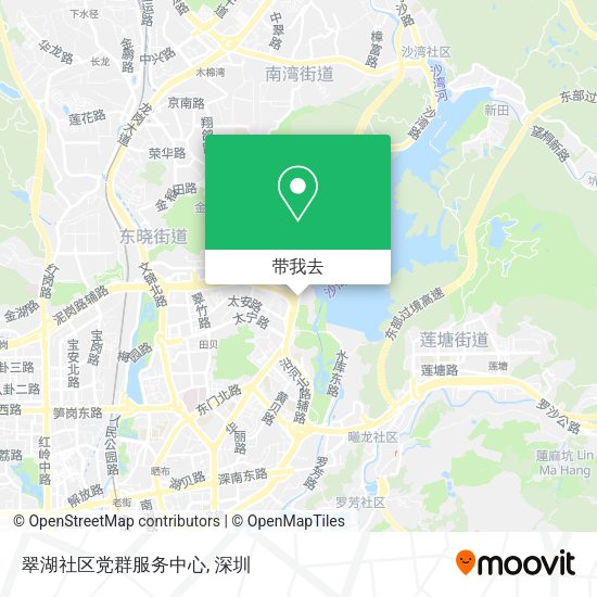 翠湖社区党群服务中心地图