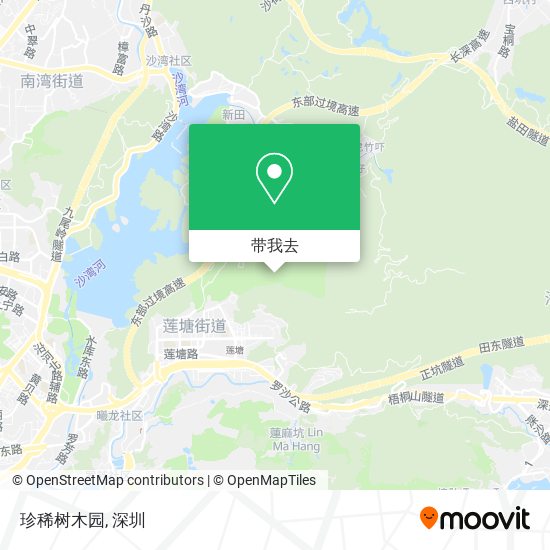 珍稀树木园地图