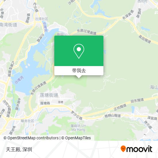 天王殿地图