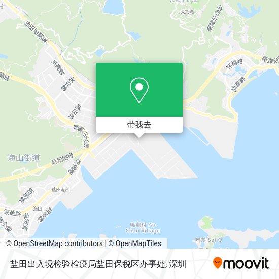 盐田出入境检验检疫局盐田保税区办事处地图
