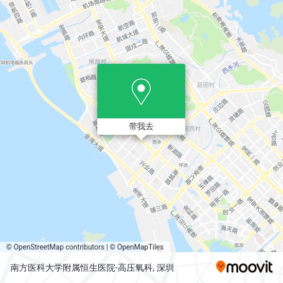 南方医科大学附属恒生医院-高压氧科地图