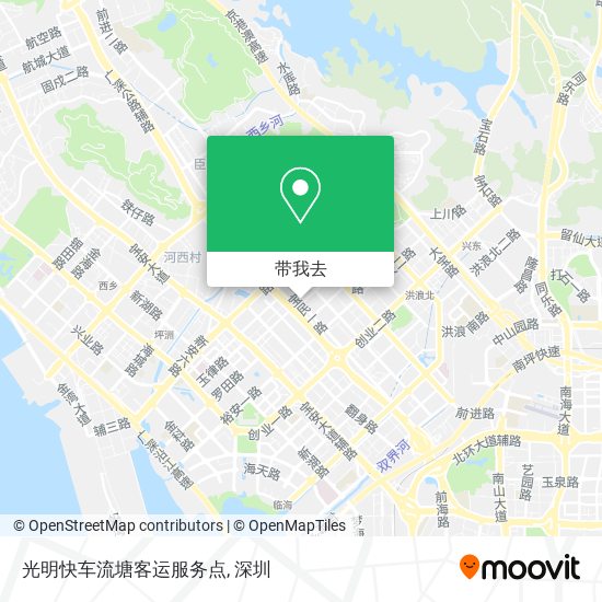 光明快车流塘客运服务点地图