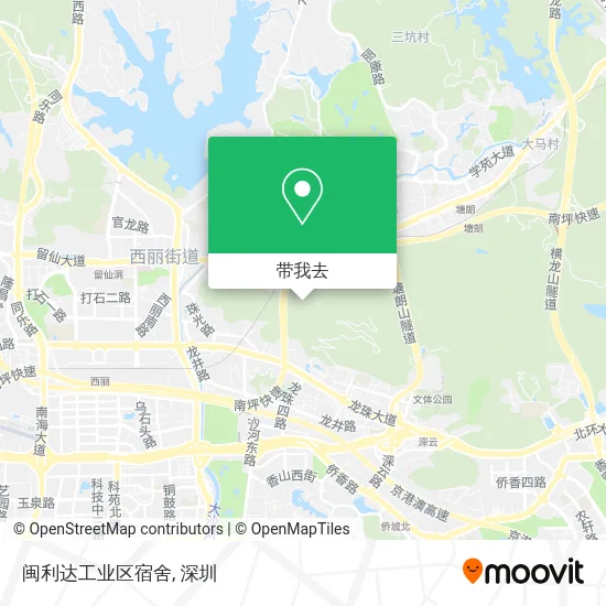 闽利达工业区宿舍地图