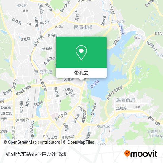 银湖汽车站布心售票处地图