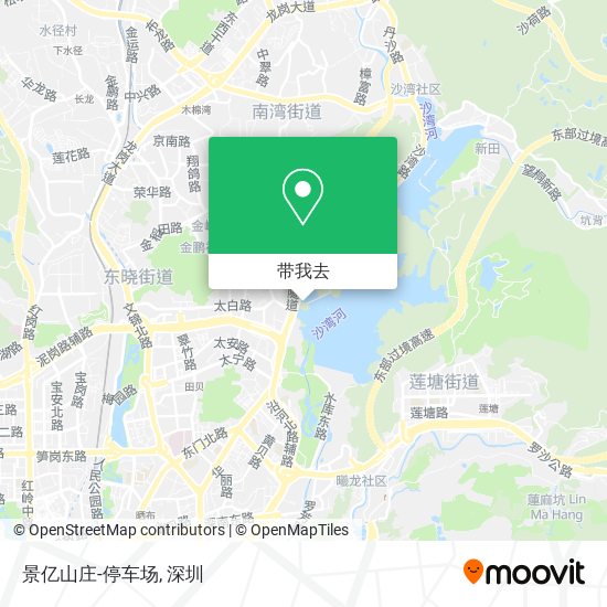 景亿山庄-停车场地图
