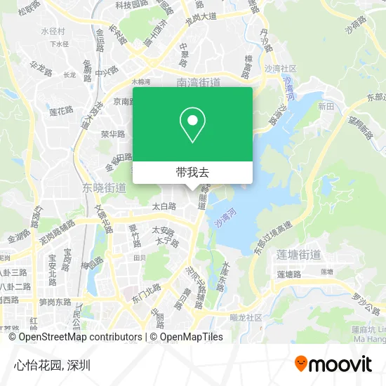 心怡花园地图