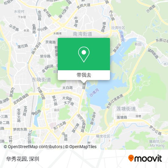 华秀花园地图