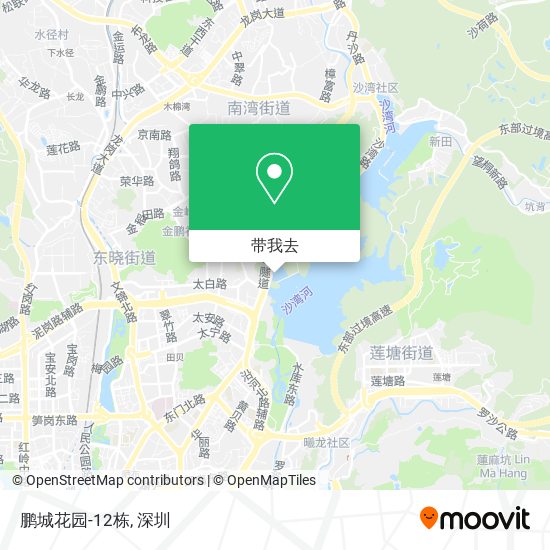 鹏城花园-12栋地图