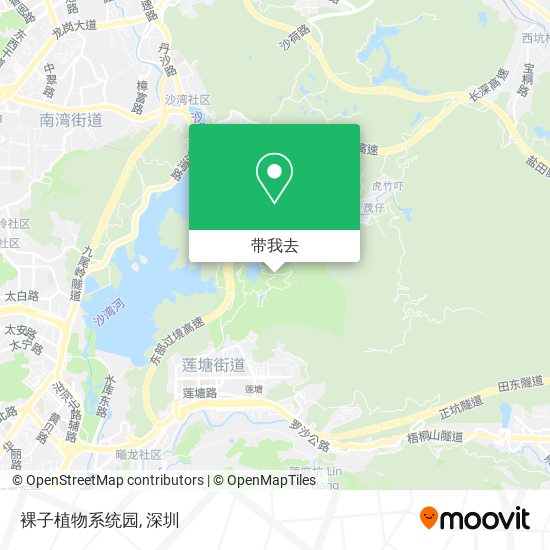 裸子植物系统园地图