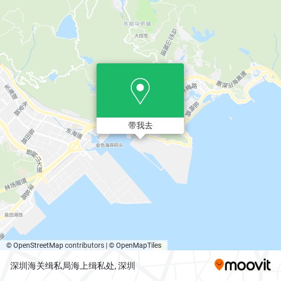 深圳海关缉私局海上缉私处地图