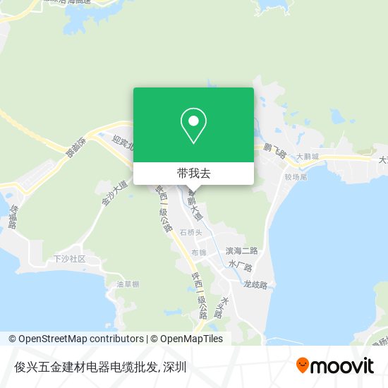 俊兴五金建材电器电缆批发地图