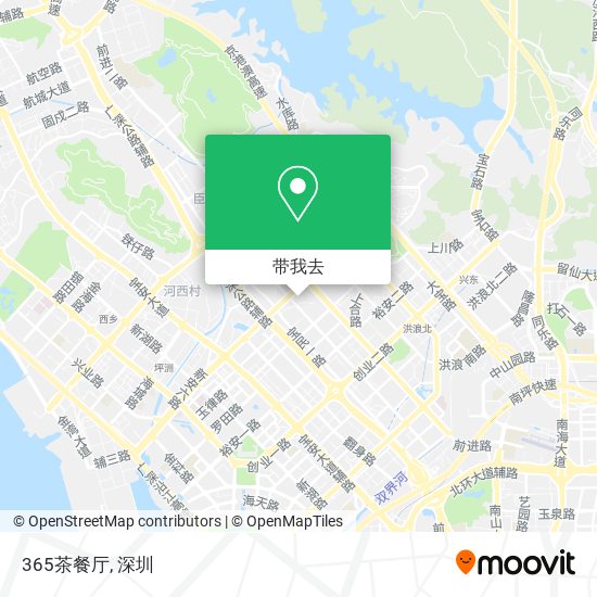 365茶餐厅地图