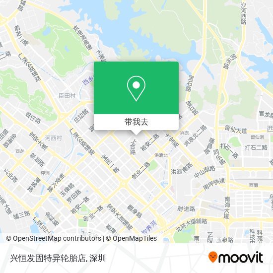 兴恒发固特异轮胎店地图