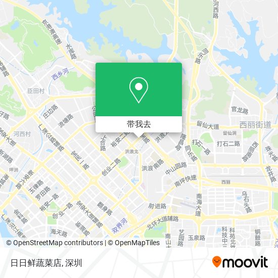 日日鲜蔬菜店地图