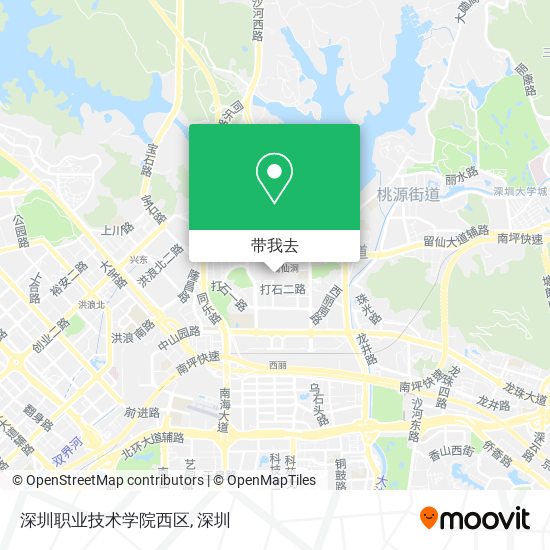 深圳职业技术学院西区地图