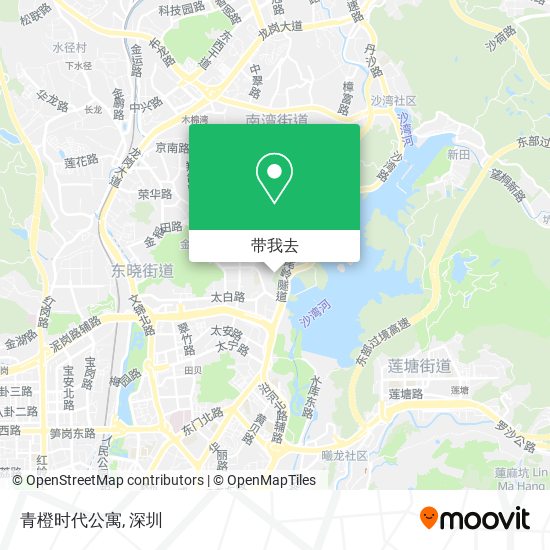 青橙时代公寓地图