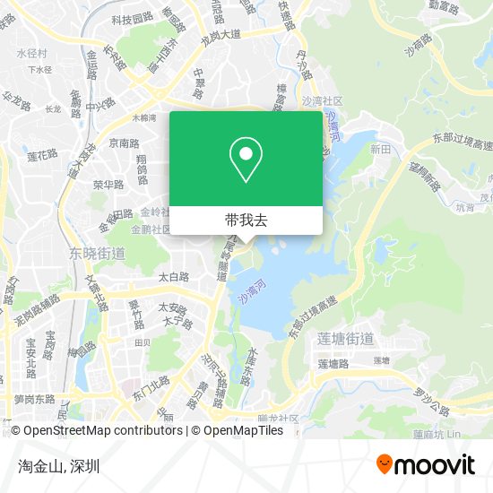淘金山地图