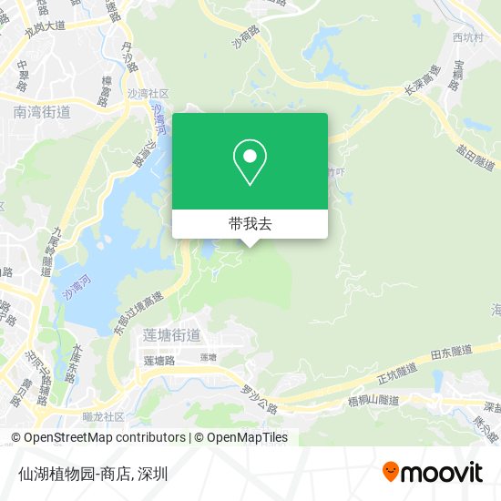 仙湖植物园-商店地图