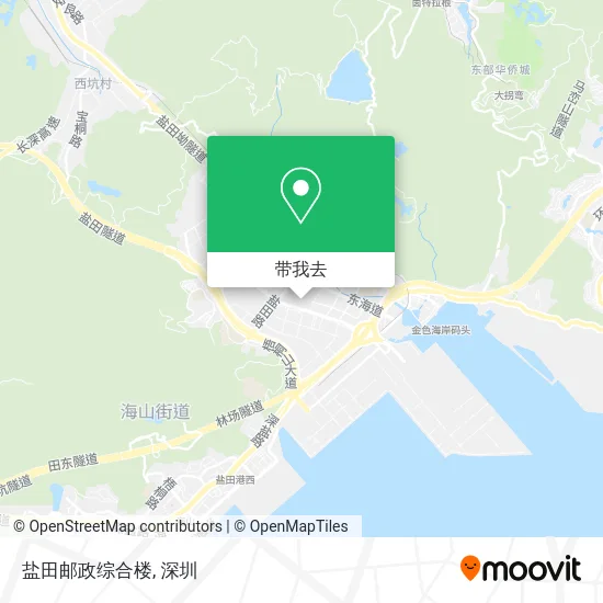 盐田邮政综合楼地图