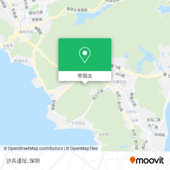 沙兵遗址地图