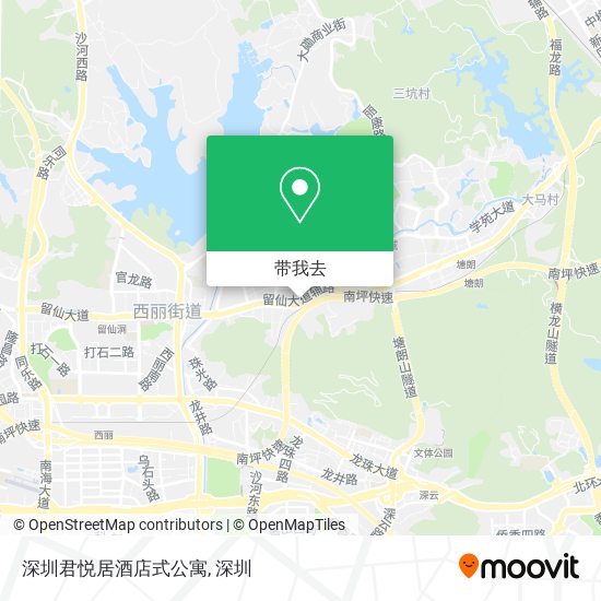 深圳君悦居酒店式公寓地图