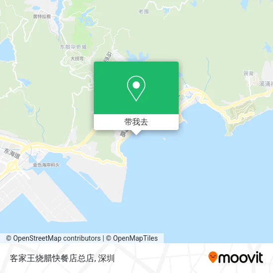 客家王烧腊快餐店总店地图