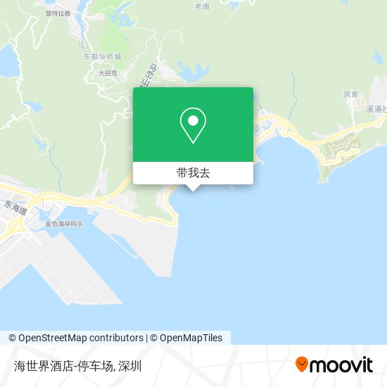 海世界酒店-停车场地图