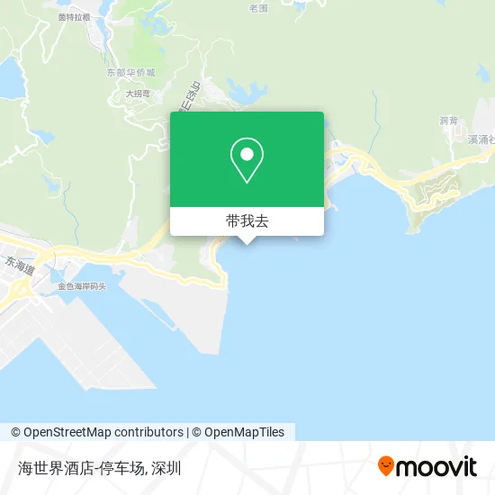 海世界酒店-停车场地图