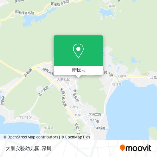 大鹏实验幼儿园地图