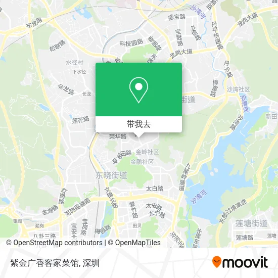 紫金广香客家菜馆地图