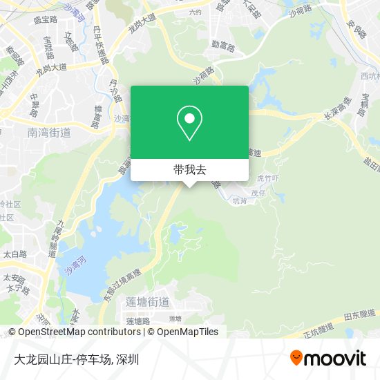 大龙园山庄-停车场地图