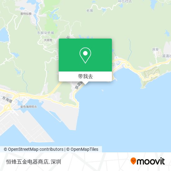 恒锋五金电器商店地图
