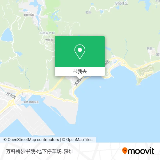 万科梅沙书院-地下停车场地图