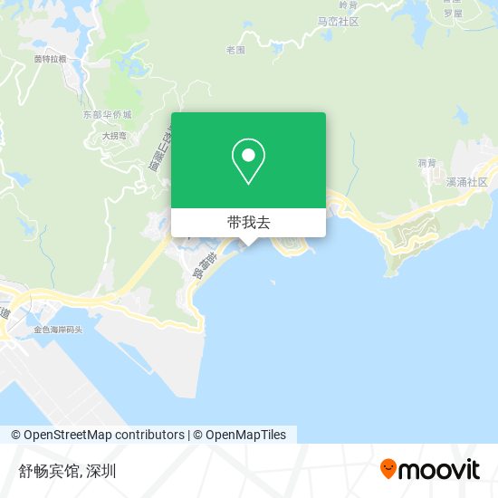 舒畅宾馆地图