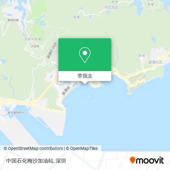 中国石化梅沙加油站地图