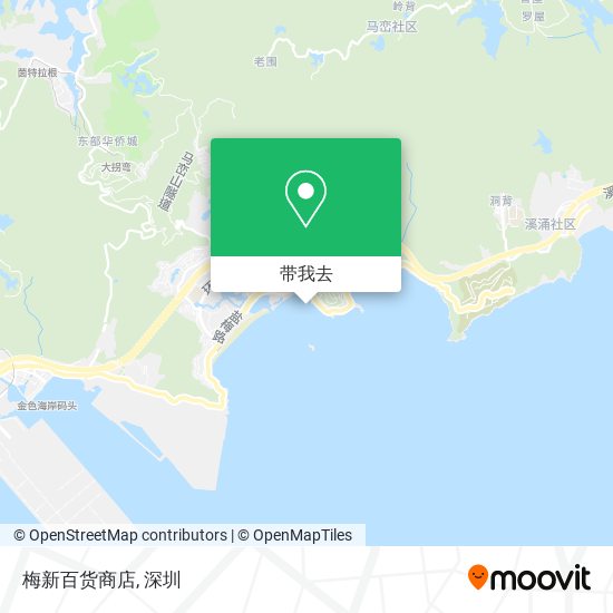 梅新百货商店地图