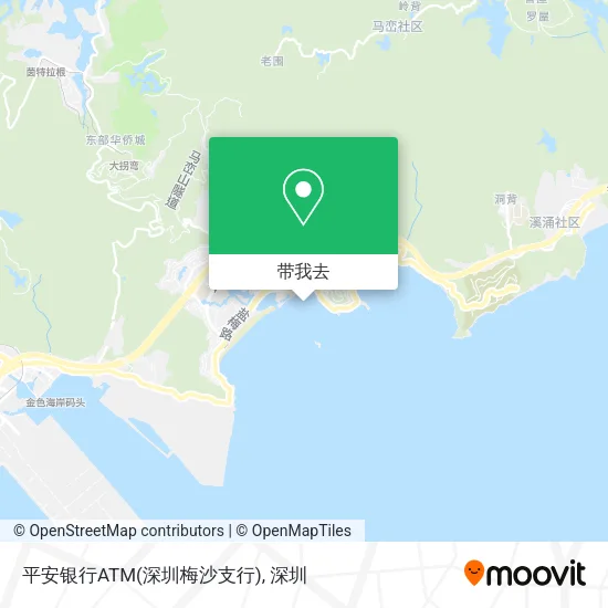 平安银行ATM(深圳梅沙支行)地图
