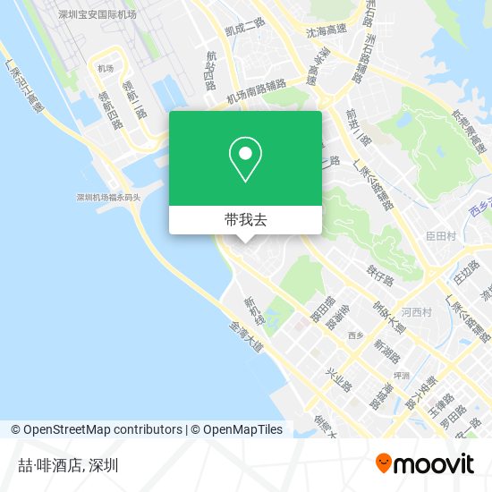 喆·啡酒店地图