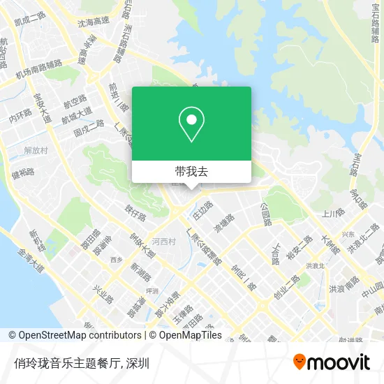 俏玲珑音乐主题餐厅地图